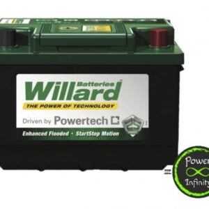 Willard Car Battery – 616 SMF (Includes 25-Month Warranty)